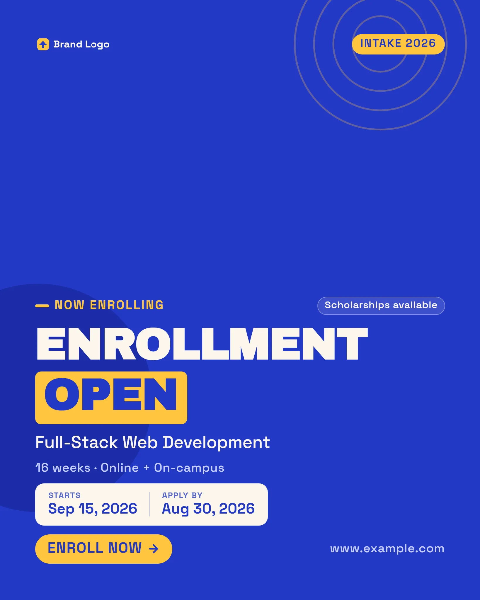 Enrollment — Bold Geometric Academy
