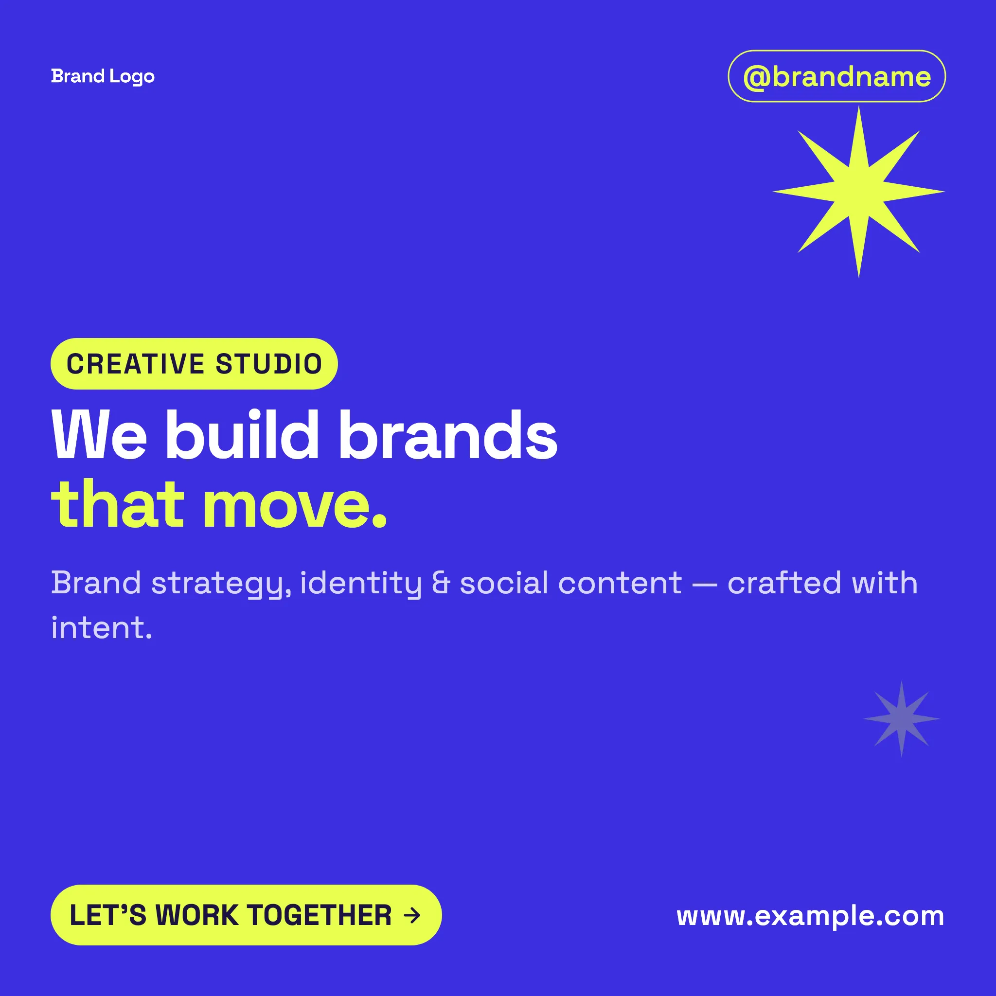 Branded Post — Clean Brand System (Statement)
